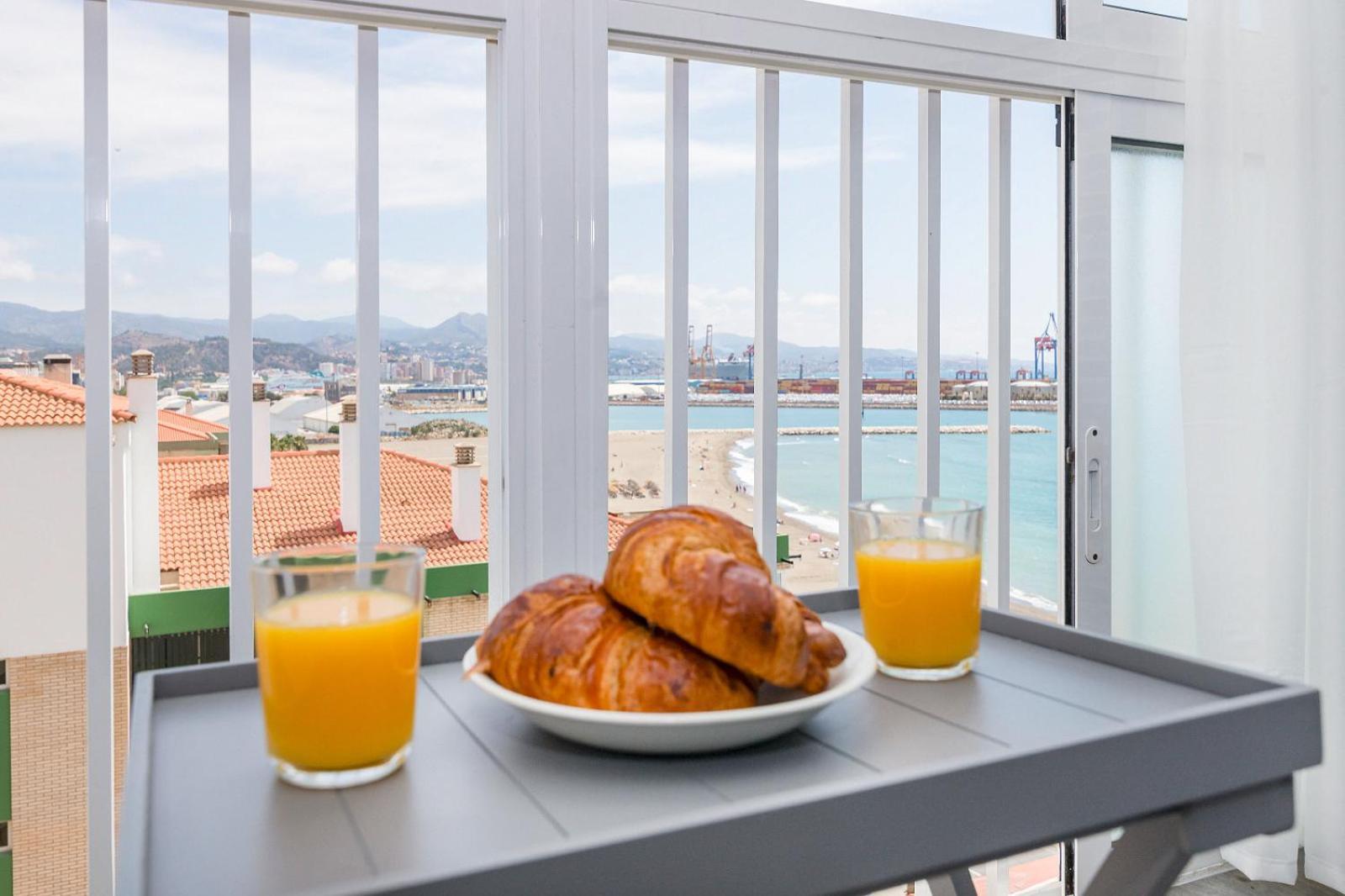 Impresionante Vista Al Mar - Elegante Apartamento Malaga Exterior photo